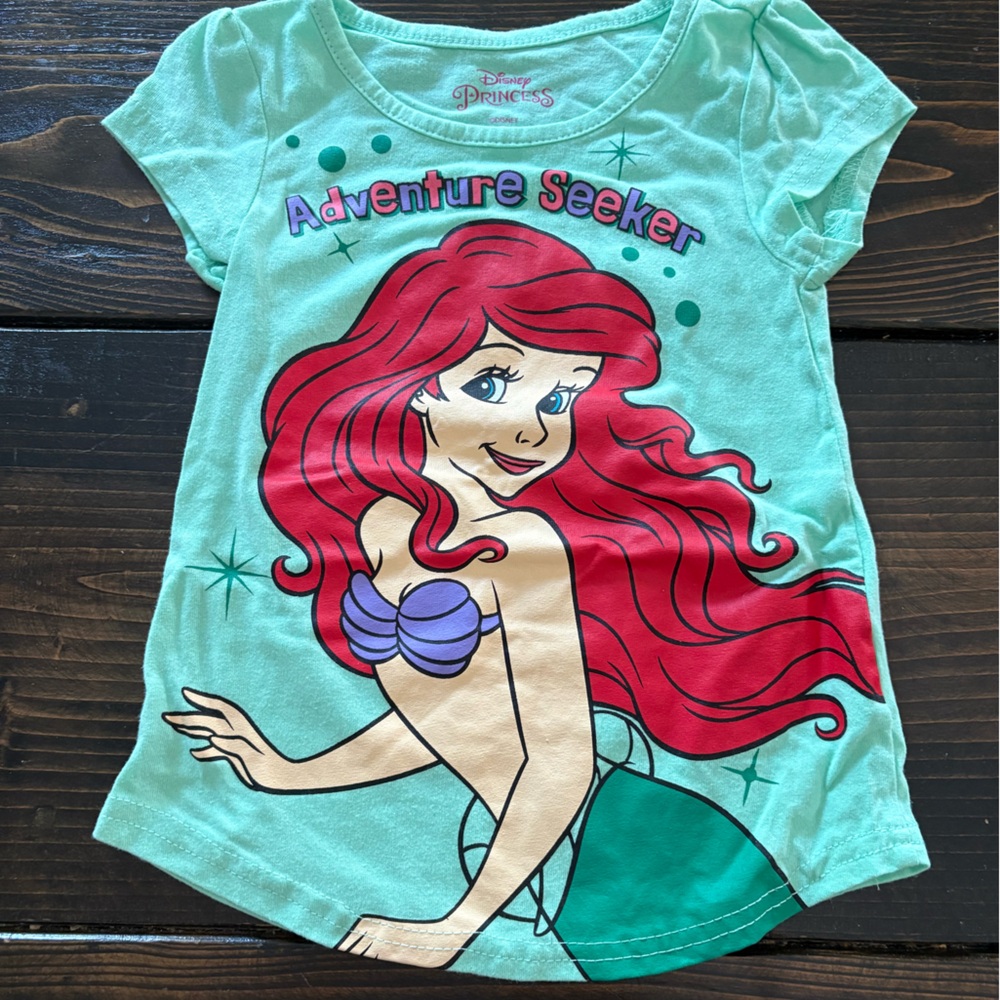 Disney Princess Ariel Teal Adventure Tee
